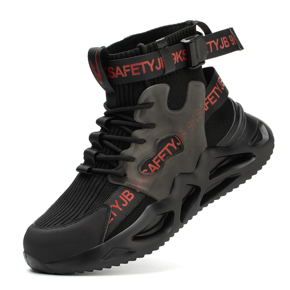 Anti-smashing and Anti-piercing Safety Shoes High-top Breathable Sports Shoes Work Shoes Decoration Workers Safety Protective Shoes