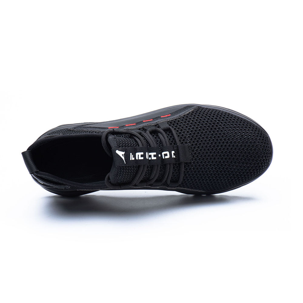 Mesh Flying Woven Breathable Sports Shoes Anti-smashing Anti-piercing Steel Toe Cap Safety Shoes Work Shoes