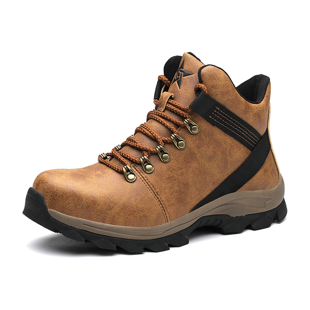 Cowhide Electric Welding Safety Shoes Non-slip Anti-splash Anti-splash High-top Work Shoes Lightweight Welder Protective Shoes