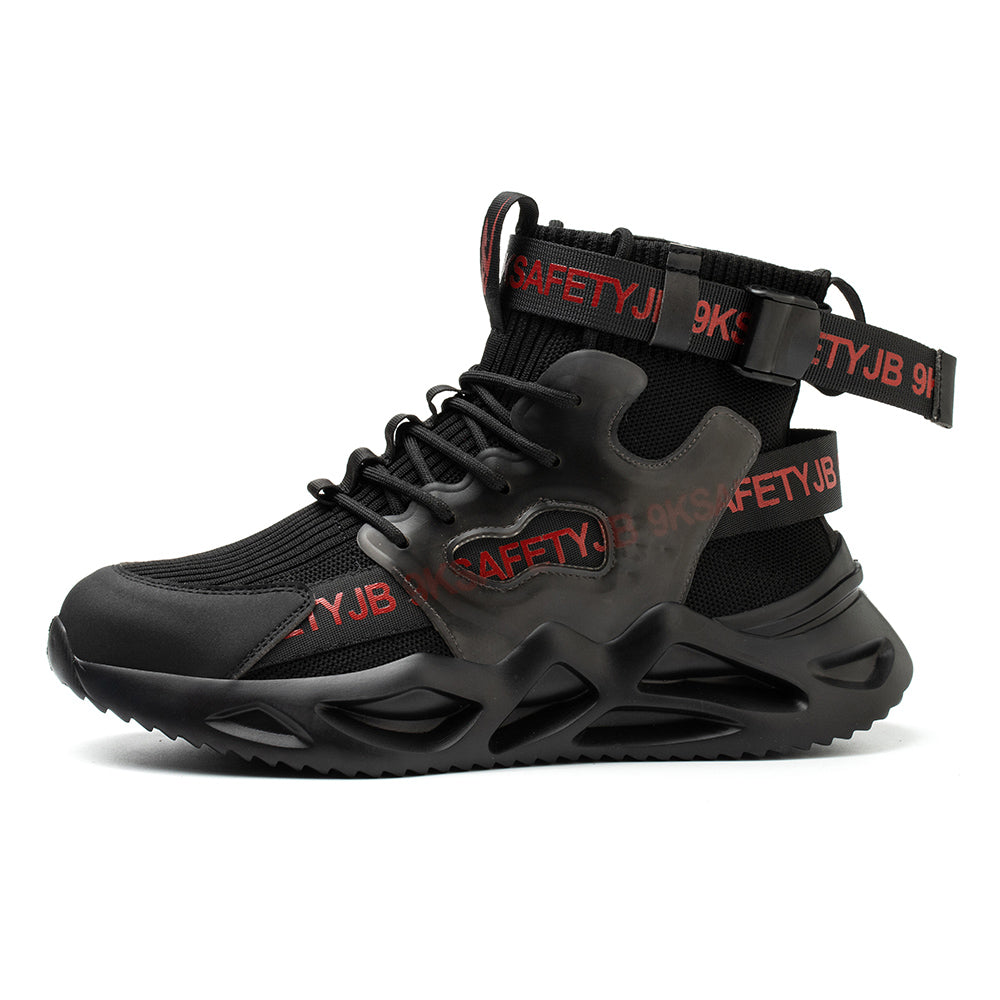 Anti-smashing and Anti-piercing Safety Shoes High-top Breathable Sports Shoes Work Shoes Decoration Workers Safety Protective Shoes