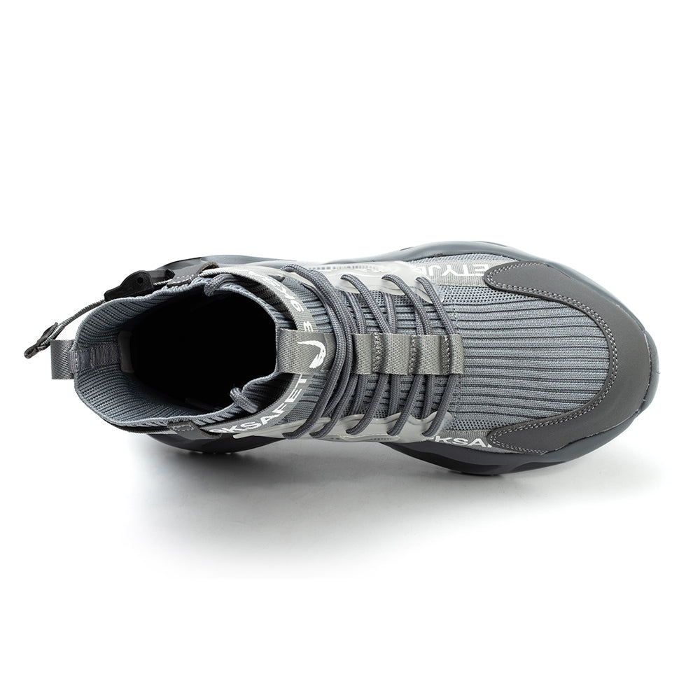 Anti-smashing and Anti-piercing Safety Shoes High-top Breathable Sports Shoes Work Shoes Decoration Workers Safety Protective Shoes