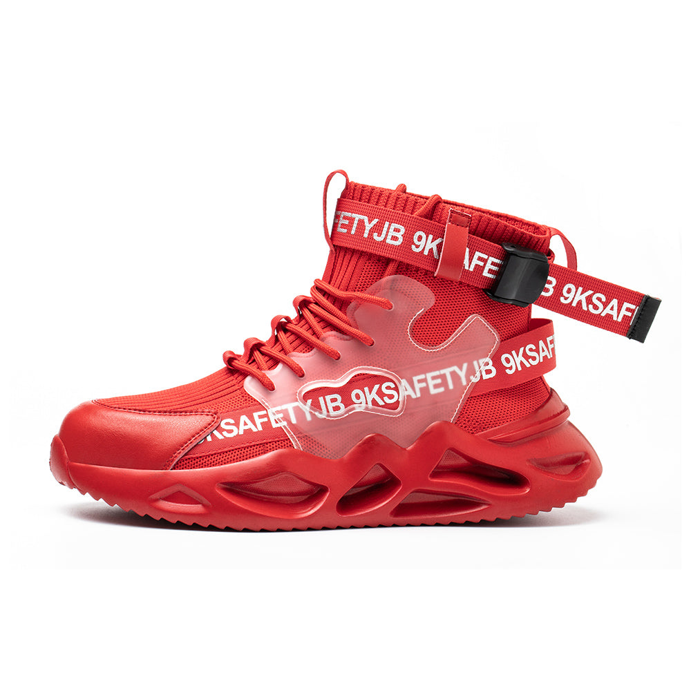Anti-smashing and Anti-piercing Safety Shoes High-top Breathable Sports Shoes Work Shoes Decoration Workers Safety Protective Shoes