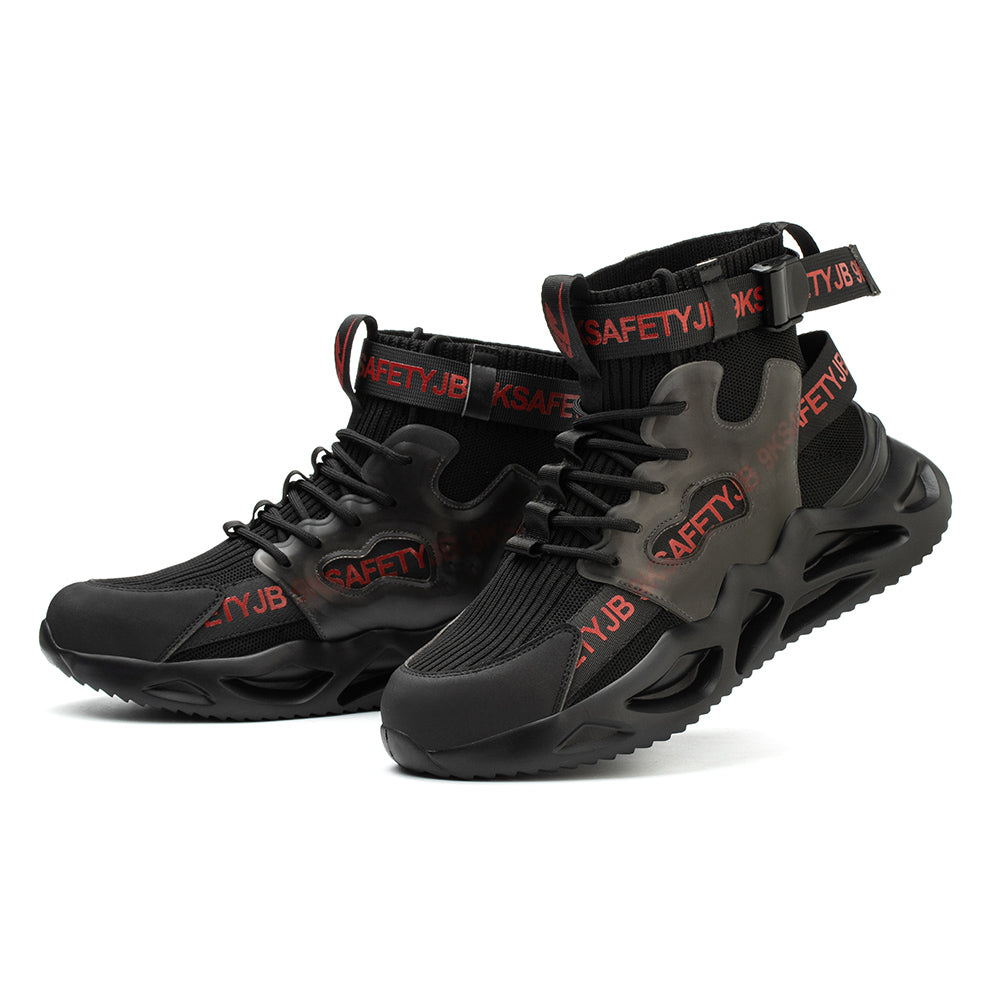 Anti-smashing and Anti-piercing Safety Shoes High-top Breathable Sports Shoes Work Shoes Decoration Workers Safety Protective Shoes