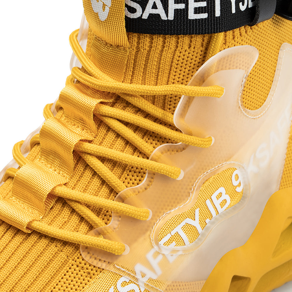 Anti-smashing and Anti-piercing Safety Shoes High-top Breathable Sports Shoes Work Shoes Decoration Workers Safety Protective Shoes