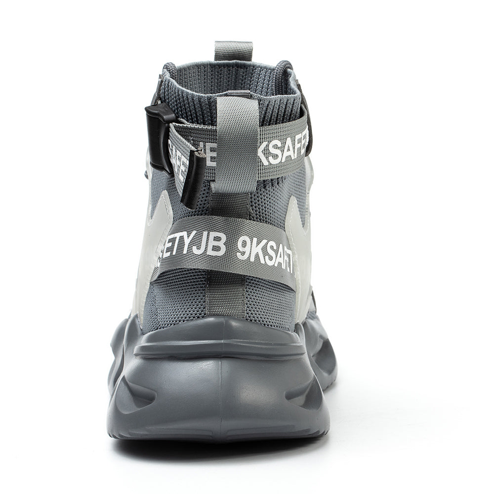 Anti-smashing and Anti-piercing Safety Shoes High-top Breathable Sports Shoes Work Shoes Decoration Workers Safety Protective Shoes