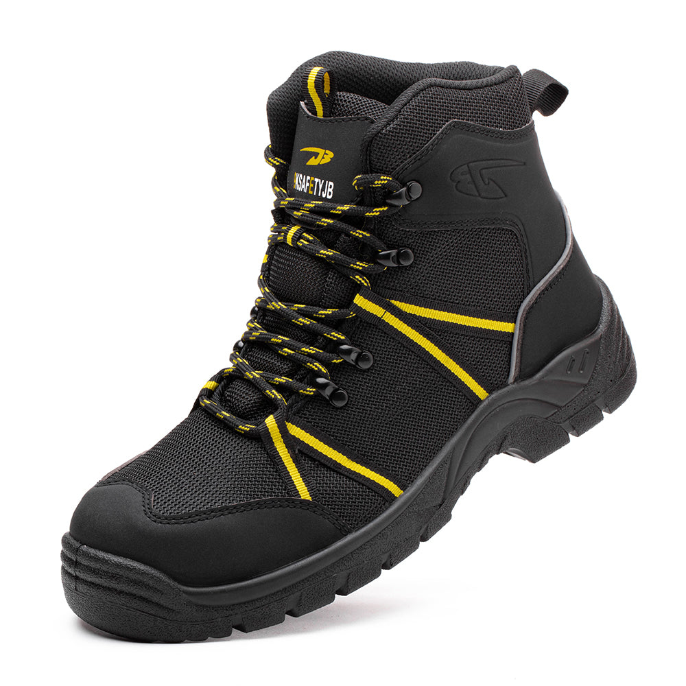 Anti-static High Top Breathable Lightweight Sports Shoes Anti Smash Anti Puncture Safety Shoes Work Shoes