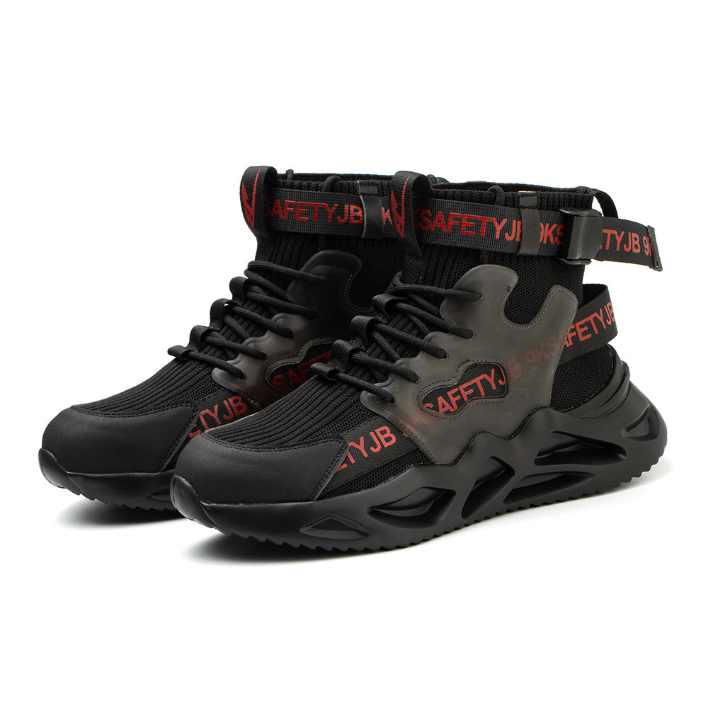 Anti-smashing and Anti-piercing Safety Shoes High-top Breathable Sports Shoes Work Shoes Decoration Workers Safety Protective Shoes