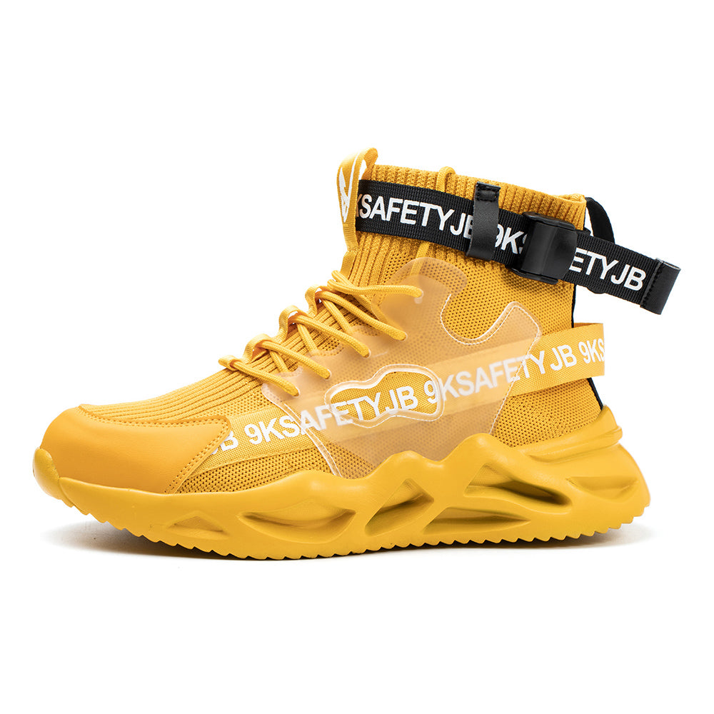 Anti-smashing and Anti-piercing Safety Shoes High-top Breathable Sports Shoes Work Shoes Decoration Workers Safety Protective Shoes