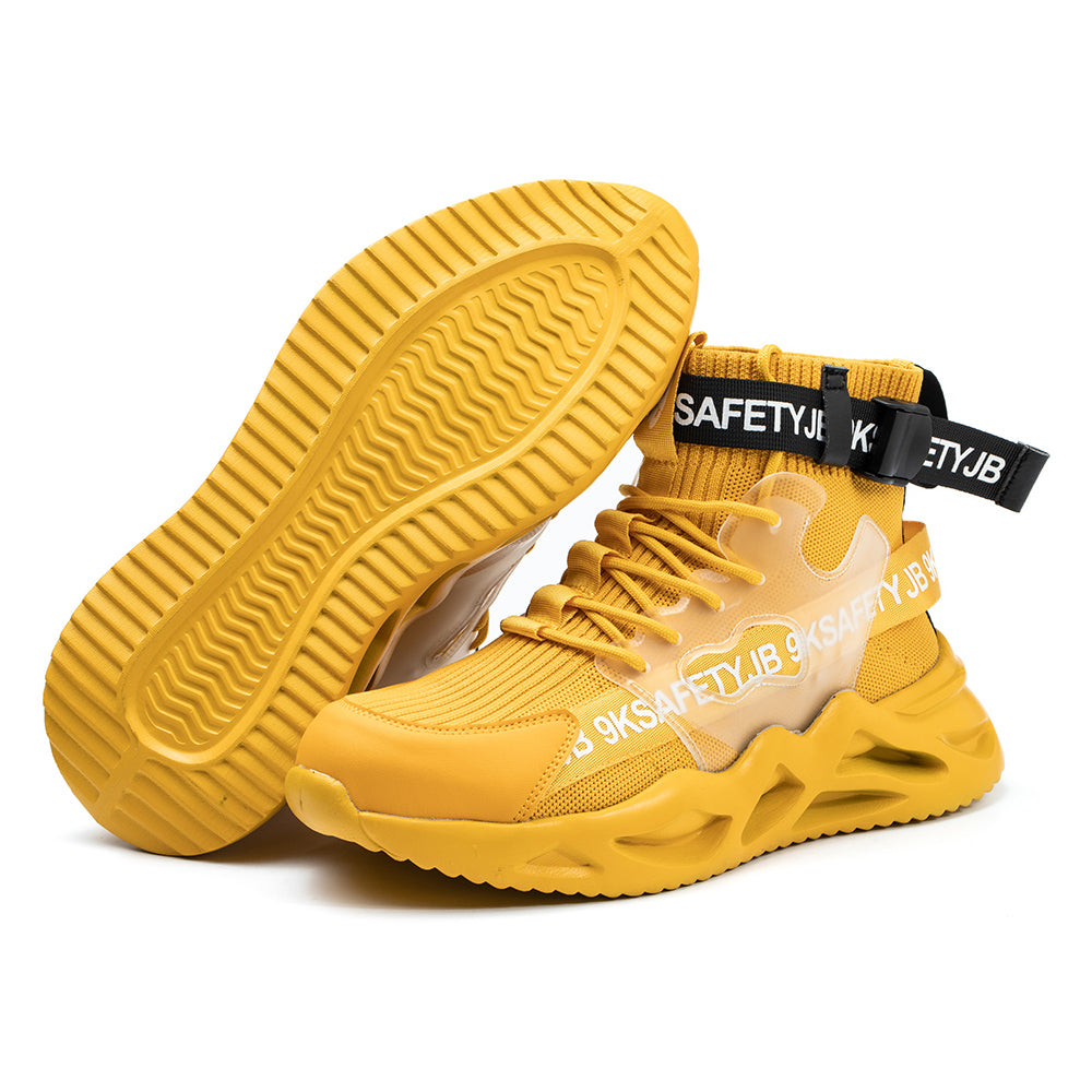 Anti-smashing and Anti-piercing Safety Shoes High-top Breathable Sports Shoes Work Shoes Decoration Workers Safety Protective Shoes