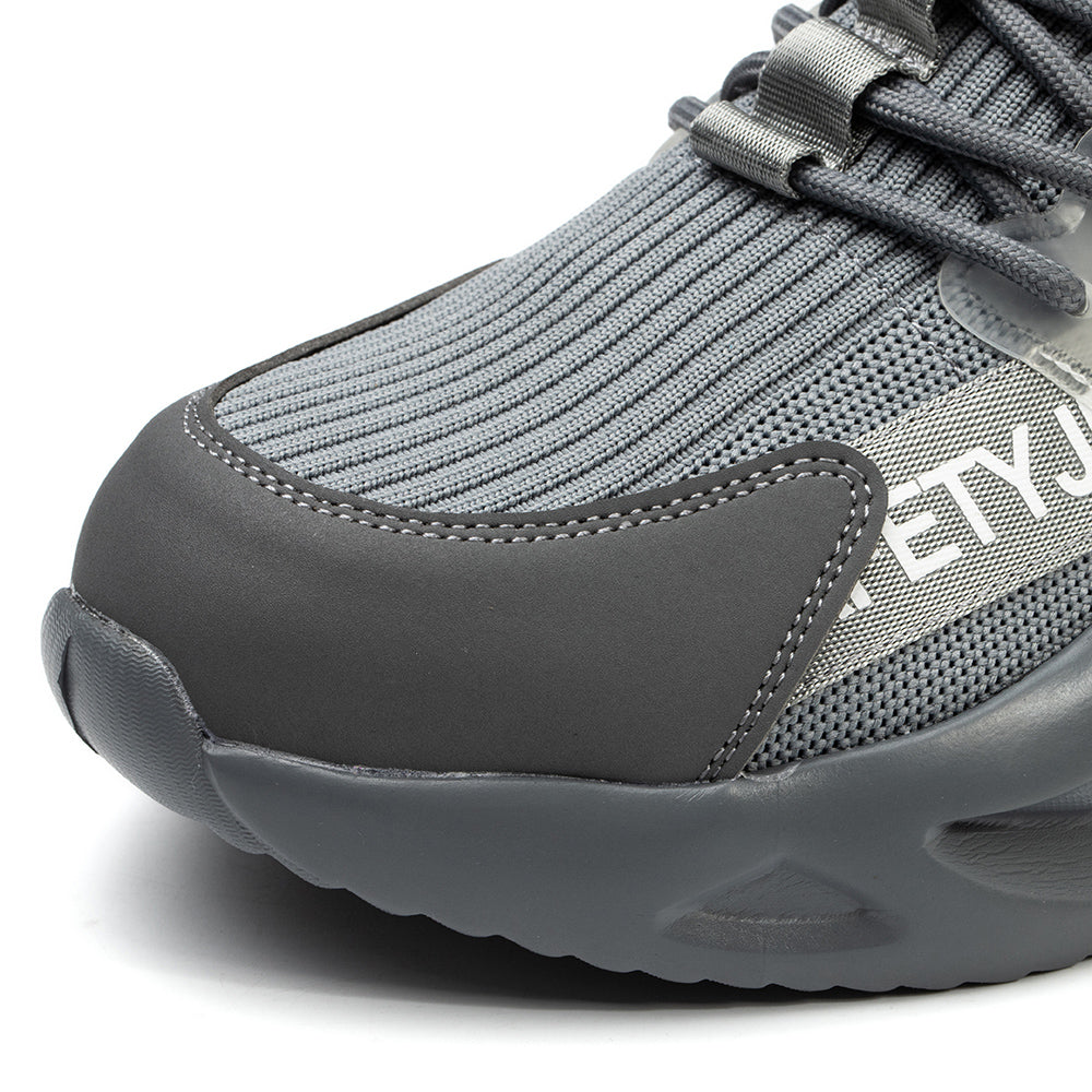 Anti-smashing and Anti-piercing Safety Shoes High-top Breathable Sports Shoes Work Shoes Decoration Workers Safety Protective Shoes