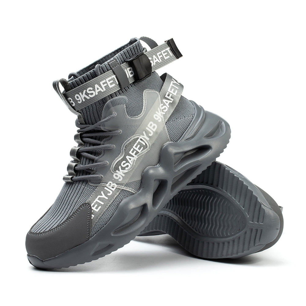 Anti-smashing and Anti-piercing Safety Shoes High-top Breathable Sports Shoes Work Shoes Decoration Workers Safety Protective Shoes