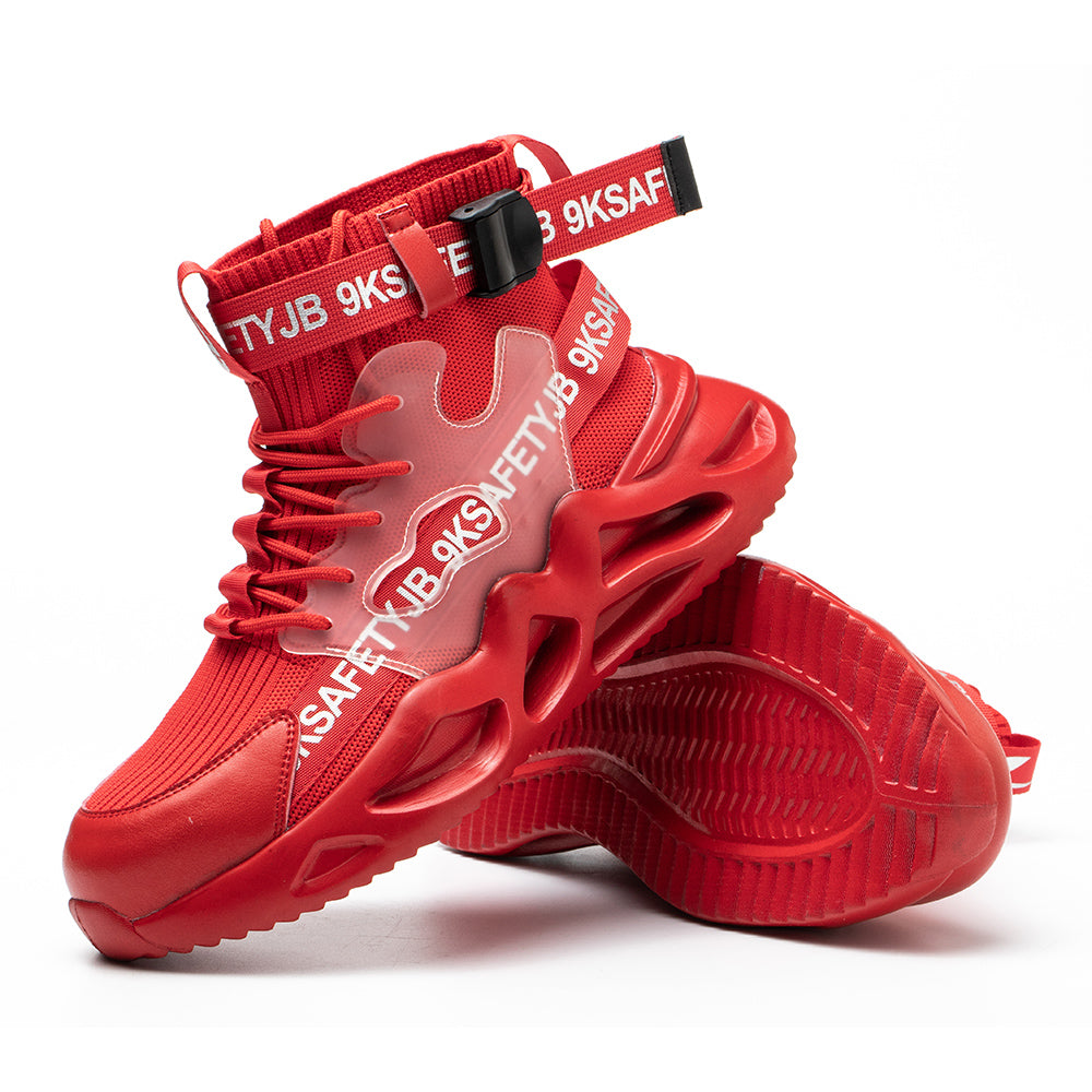 Anti-smashing and Anti-piercing Safety Shoes High-top Breathable Sports Shoes Work Shoes Decoration Workers Safety Protective Shoes