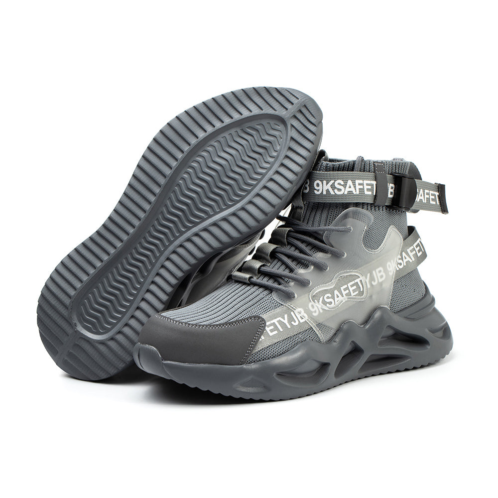 Anti-smashing and Anti-piercing Safety Shoes High-top Breathable Sports Shoes Work Shoes Decoration Workers Safety Protective Shoes