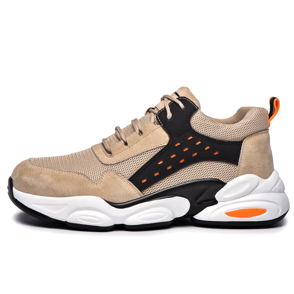 Outdoor Protective Shoes Breathable Wear-resistant Anti-smashing Anti-piercing Safety Shoes Flying Woven Non-slip Anti-scalding Work Shoes