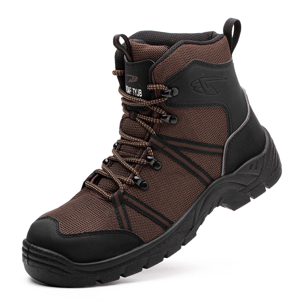 Anti-static High Top Breathable Lightweight Sports Shoes Anti Smash Anti Puncture Safety Shoes Work Shoes