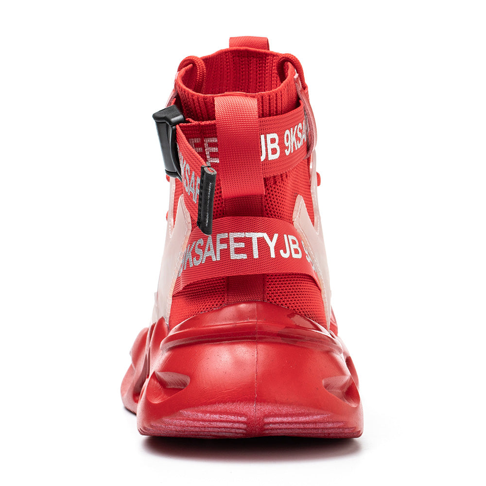 Anti-smashing and Anti-piercing Safety Shoes High-top Breathable Sports Shoes Work Shoes Decoration Workers Safety Protective Shoes
