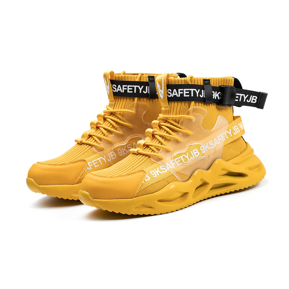 Anti-smashing and Anti-piercing Safety Shoes High-top Breathable Sports Shoes Work Shoes Decoration Workers Safety Protective Shoes