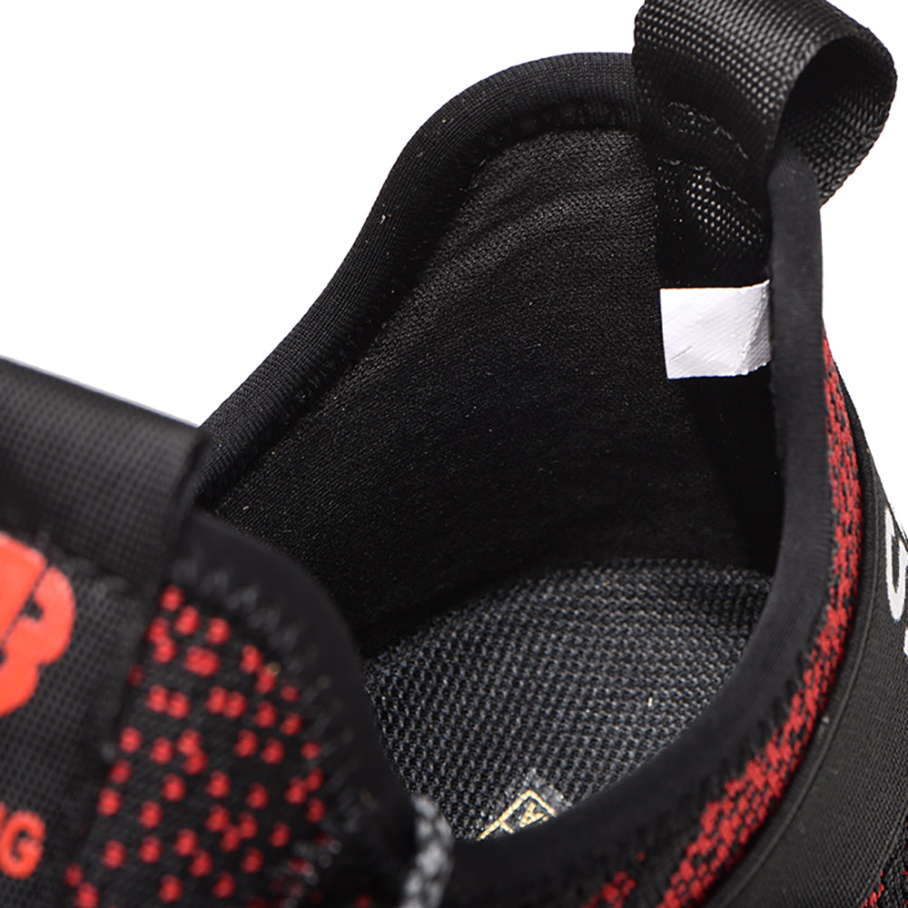 Men's Flying Woven Sports Shoes Anti-smashing Anti-piercing Work Safety Shoes Breathable Steel Toe Cap Protective Shoes