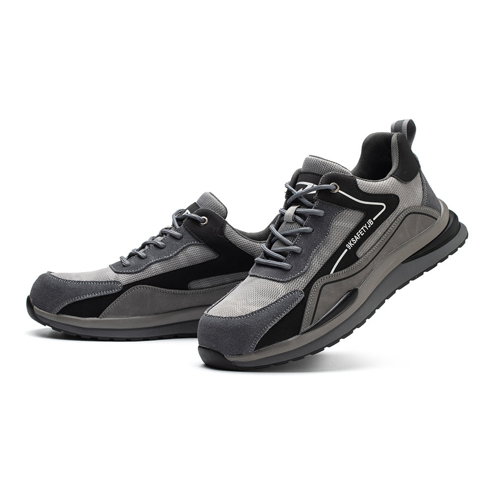 Breathable Wear-resistant Work Shoes Low-top Flying Woven Sports Shoes Anti-smashing Anti-collision Anti-piercing Safety Shoes