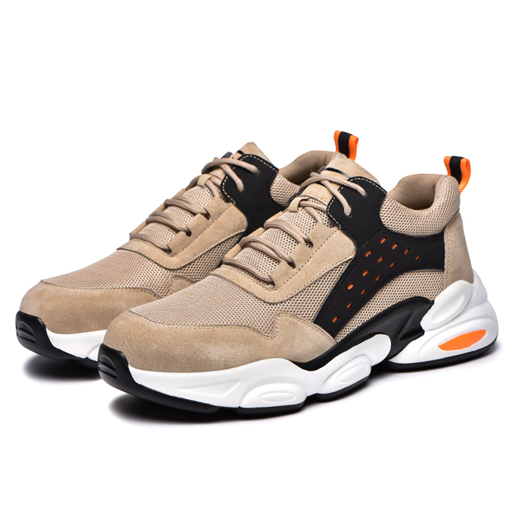 Outdoor Protective Shoes Breathable Wear-resistant Anti-smashing Anti-piercing Safety Shoes Flying Woven Non-slip Anti-scalding Work Shoes