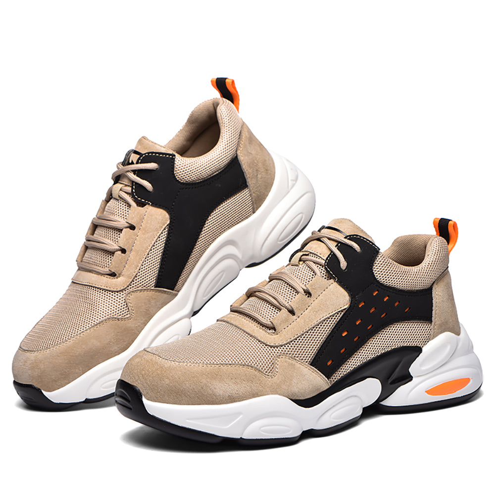 Outdoor Protective Shoes Breathable Wear-resistant Anti-smashing Anti-piercing Safety Shoes Flying Woven Non-slip Anti-scalding Work Shoes