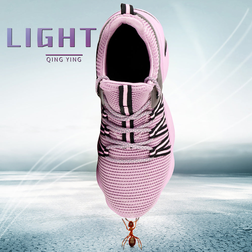 Summer Breathable Flying Woven Anti-smashing Anti-piercing Safety Shoes Deodorant Comfortable Non-slip Work Shoes