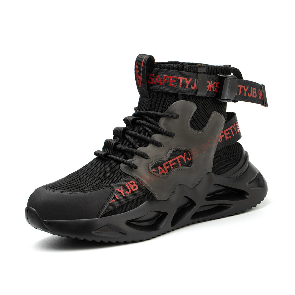 Anti-smashing and Anti-piercing Safety Shoes High-top Breathable Sports Shoes Work Shoes Decoration Workers Safety Protective Shoes