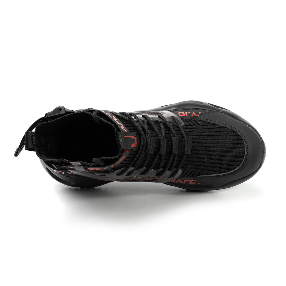 Anti-smashing and Anti-piercing Safety Shoes High-top Breathable Sports Shoes Work Shoes Decoration Workers Safety Protective Shoes
