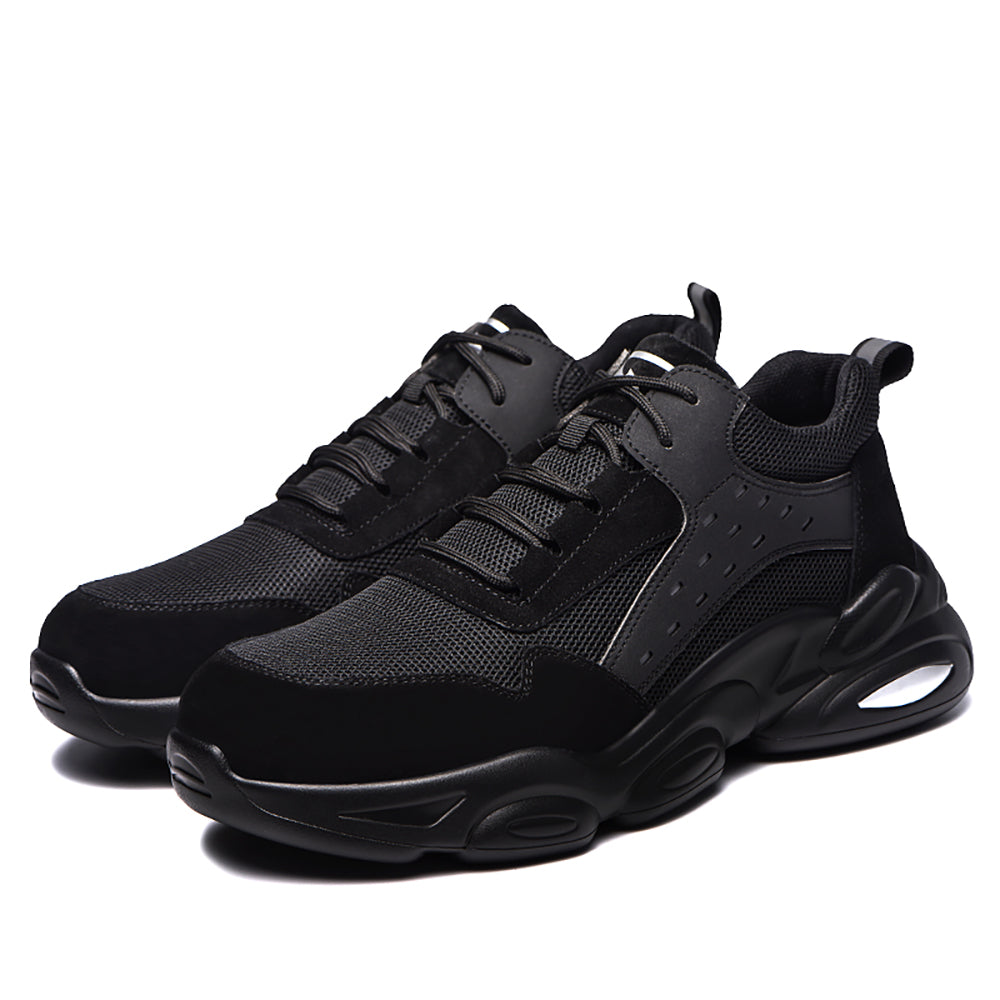 Outdoor Protective Shoes Breathable Wear-resistant Anti-smashing Anti-piercing Safety Shoes Flying Woven Non-slip Anti-scalding Work Shoes