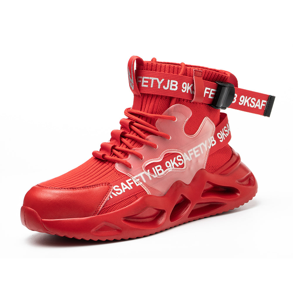 Anti-smashing and Anti-piercing Safety Shoes High-top Breathable Sports Shoes Work Shoes Decoration Workers Safety Protective Shoes