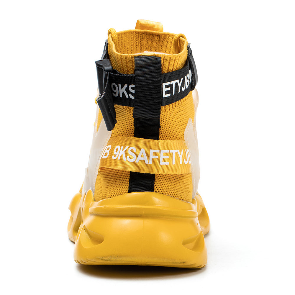 Anti-smashing and Anti-piercing Safety Shoes High-top Breathable Sports Shoes Work Shoes Decoration Workers Safety Protective Shoes
