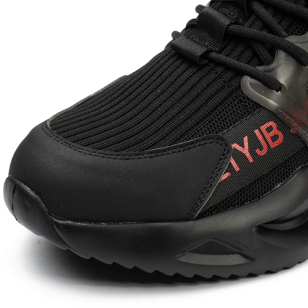 Anti-smashing and Anti-piercing Safety Shoes High-top Breathable Sports Shoes Work Shoes Decoration Workers Safety Protective Shoes
