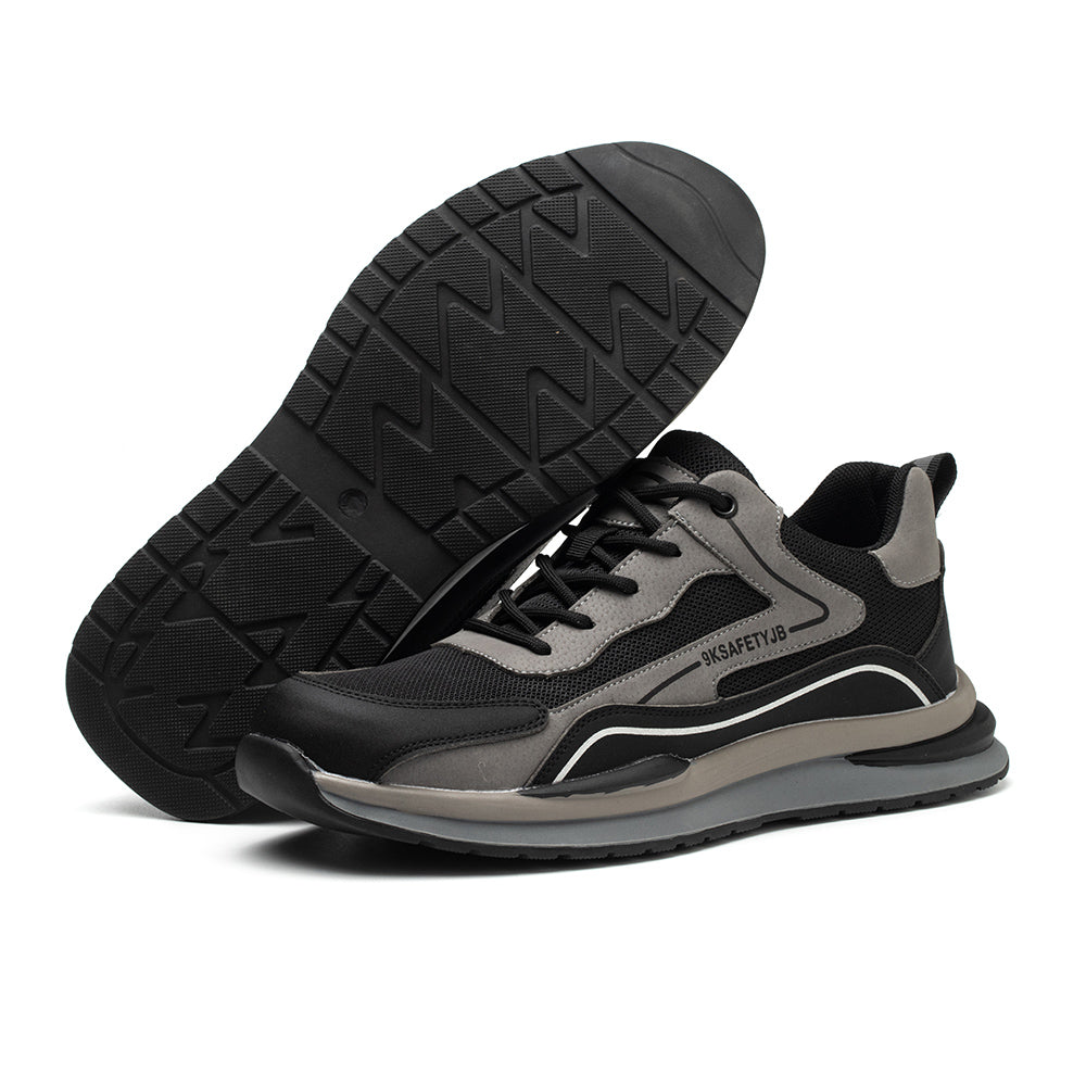 Breathable Wear-resistant Work Shoes Low-top Flying Woven Sports Shoes Anti-smashing Anti-collision Anti-piercing Safety Shoes