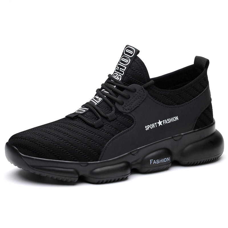 Men's Steel Toe Cap Anti-smashing Anti-piercing Safety Shoes Work Shoes Light Shock-absorbing Breathable Wear-resistant