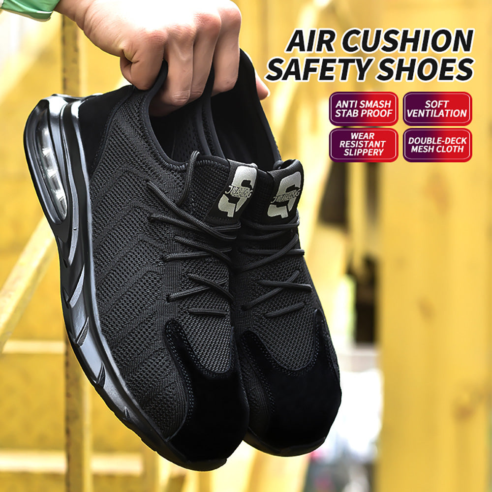 Breathable Light Air Cushion Anti-smashing Anti-piercing Safety Shoes Work Shoes Steel Toe Cap Protective Shoes