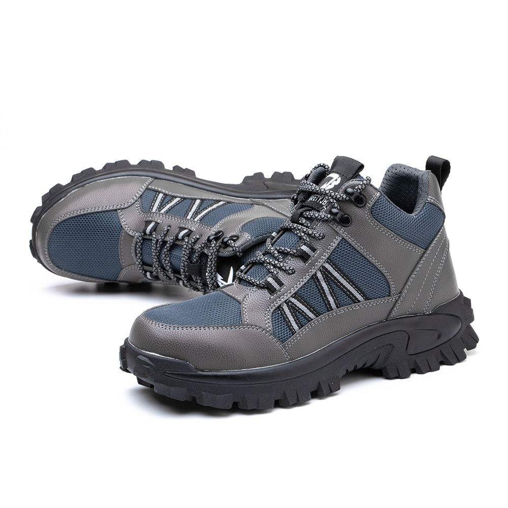 Men's Anti-smashing and Anti-piercing High-top Safety Protective Shoes Construction Site Workshop Work Shoes To Keep Warm