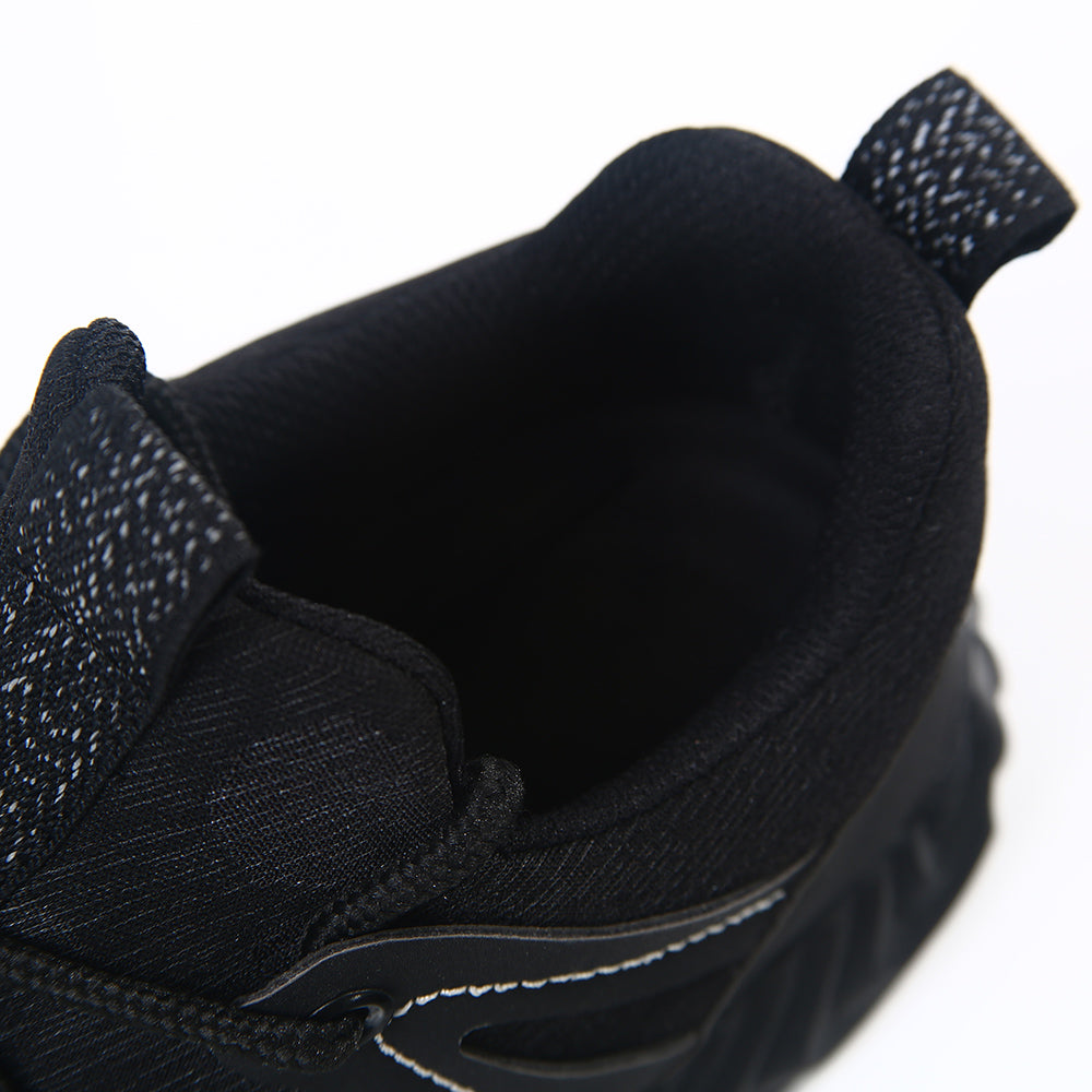 Flying Woven Warm Work Shoes Men's Breathable Steel Toe Cap Anti-smashing Anti-piercing Welding Safety Shoes