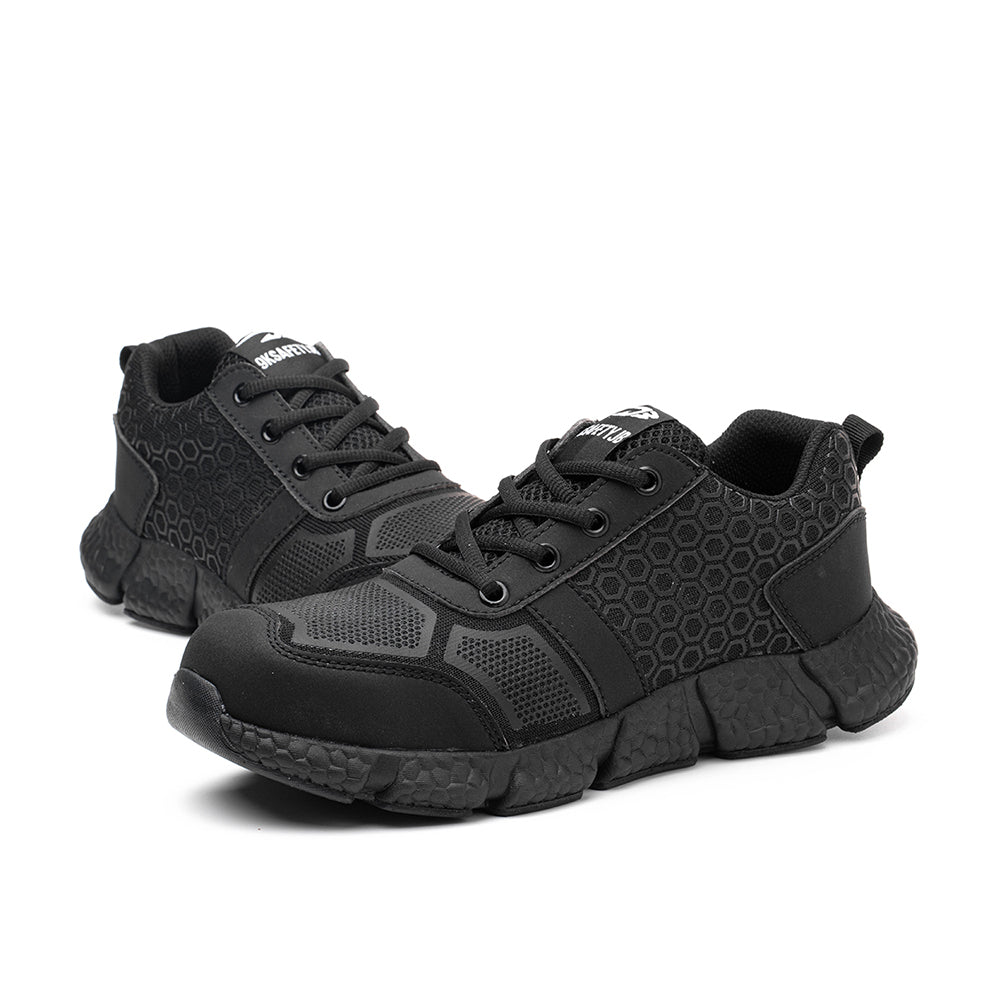 Low-top Breathable Sports Shoes Steel Toe Cap Anti-smashing Anti-piercing Safety Shoes Non-slip Work Shoes