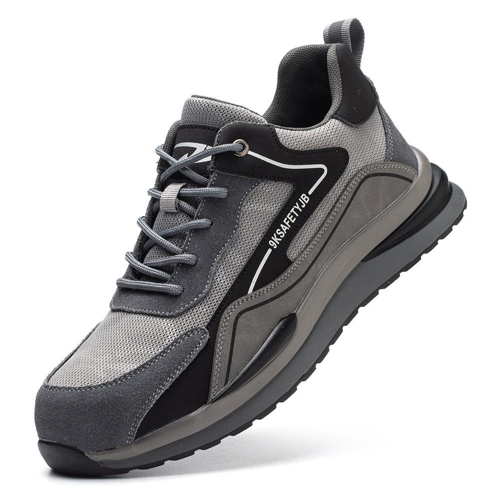 Breathable Wear-resistant Work Shoes Low-top Flying Woven Sports Shoes Anti-smashing Anti-collision Anti-piercing Safety Shoes