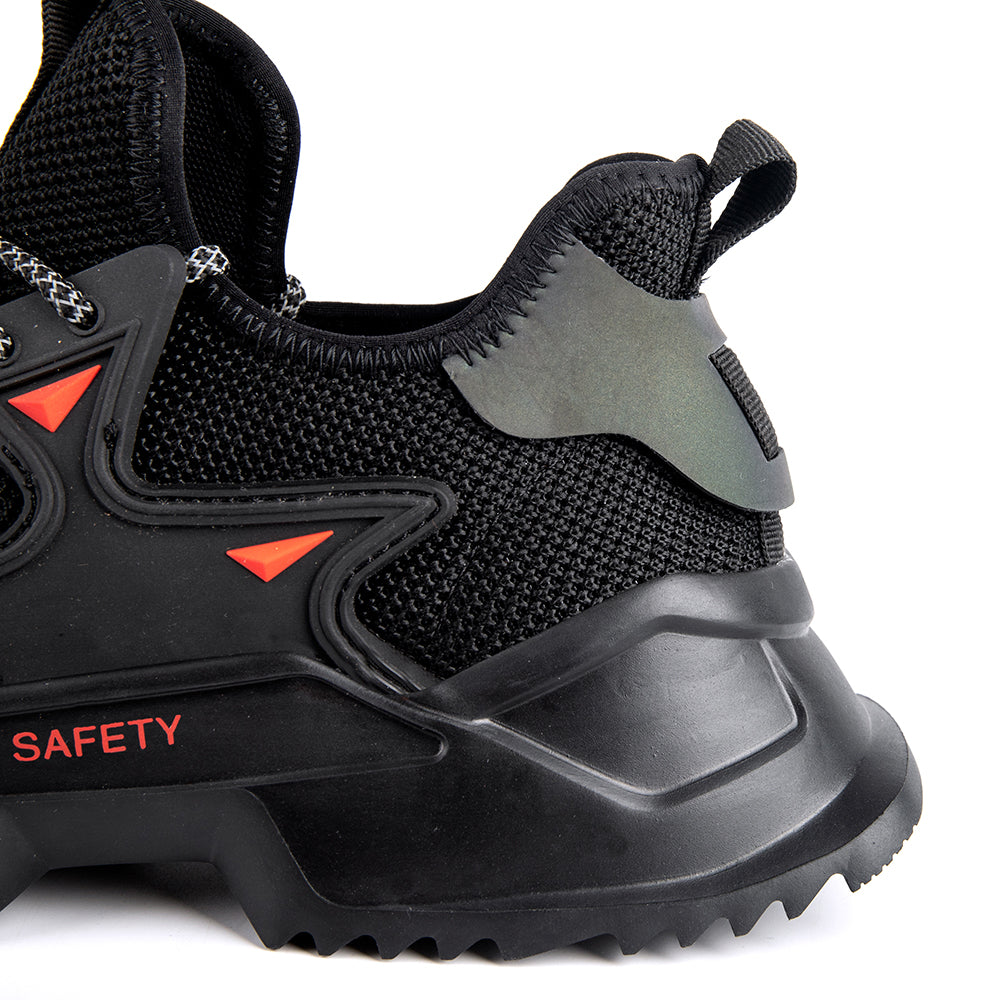 Men's Summer Breathable Safety Shoes Anti-smashing Anti-stab Boots Casual Safety Site Work Shoes Protective Shoes