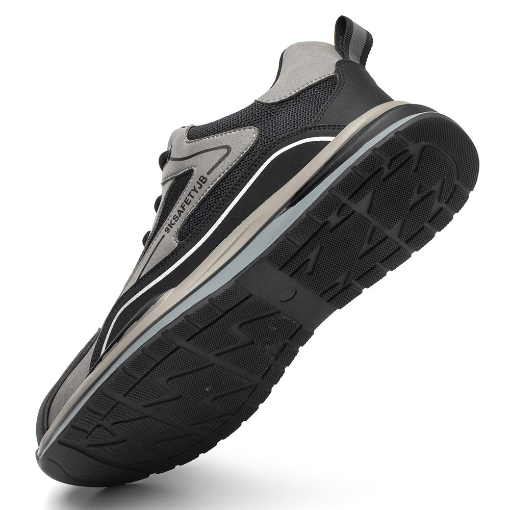 Breathable Wear-resistant Work Shoes Low-top Flying Woven Sports Shoes Anti-smashing Anti-collision Anti-piercing Safety Shoes