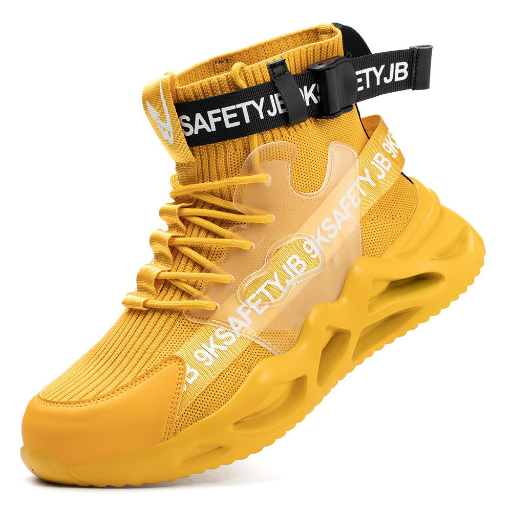 Anti-smashing and Anti-piercing Safety Shoes High-top Breathable Sports Shoes Work Shoes Decoration Workers Safety Protective Shoes