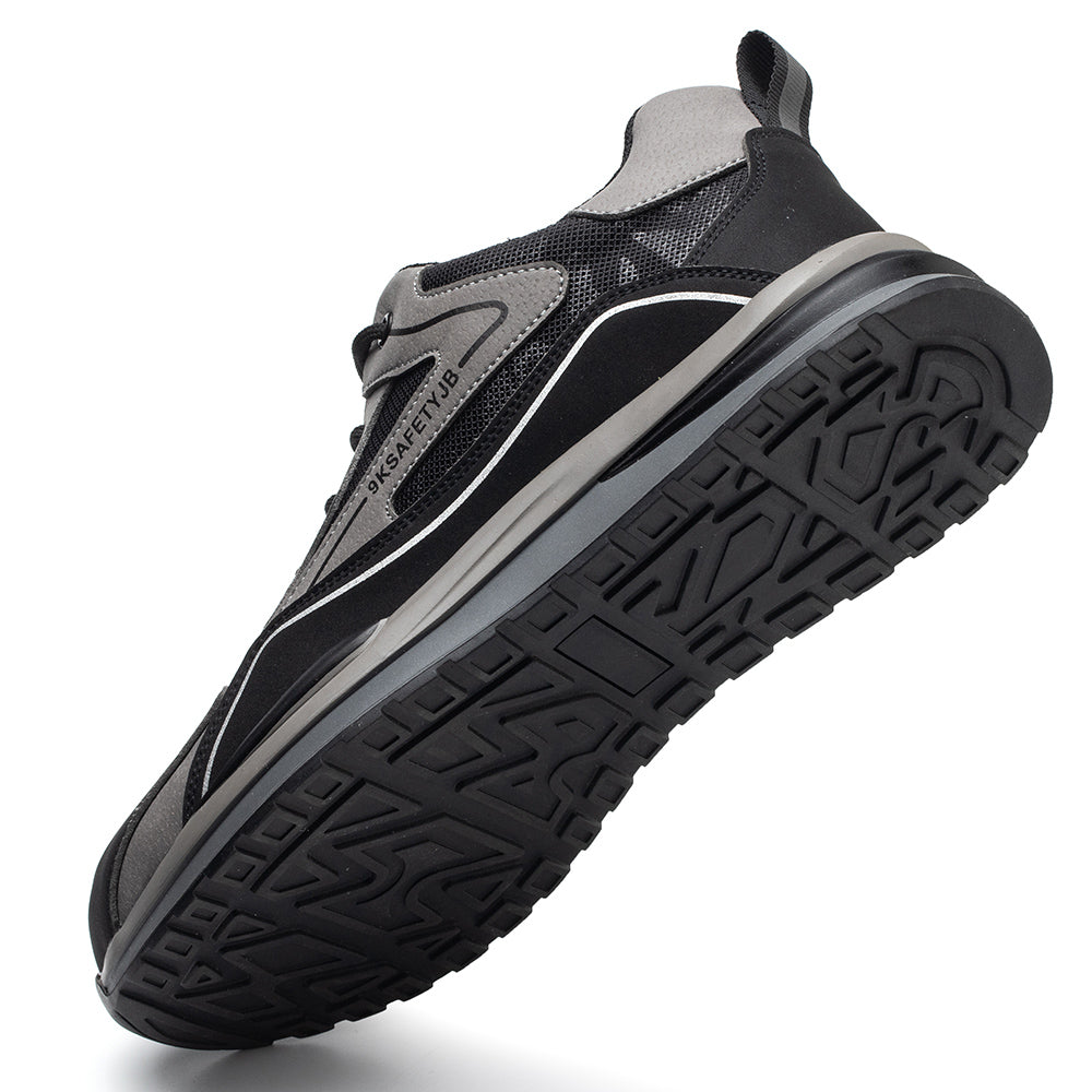 Breathable Wear-resistant Work Shoes Low-top Flying Woven Sports Shoes Anti-smashing Anti-collision Anti-piercing Safety Shoes