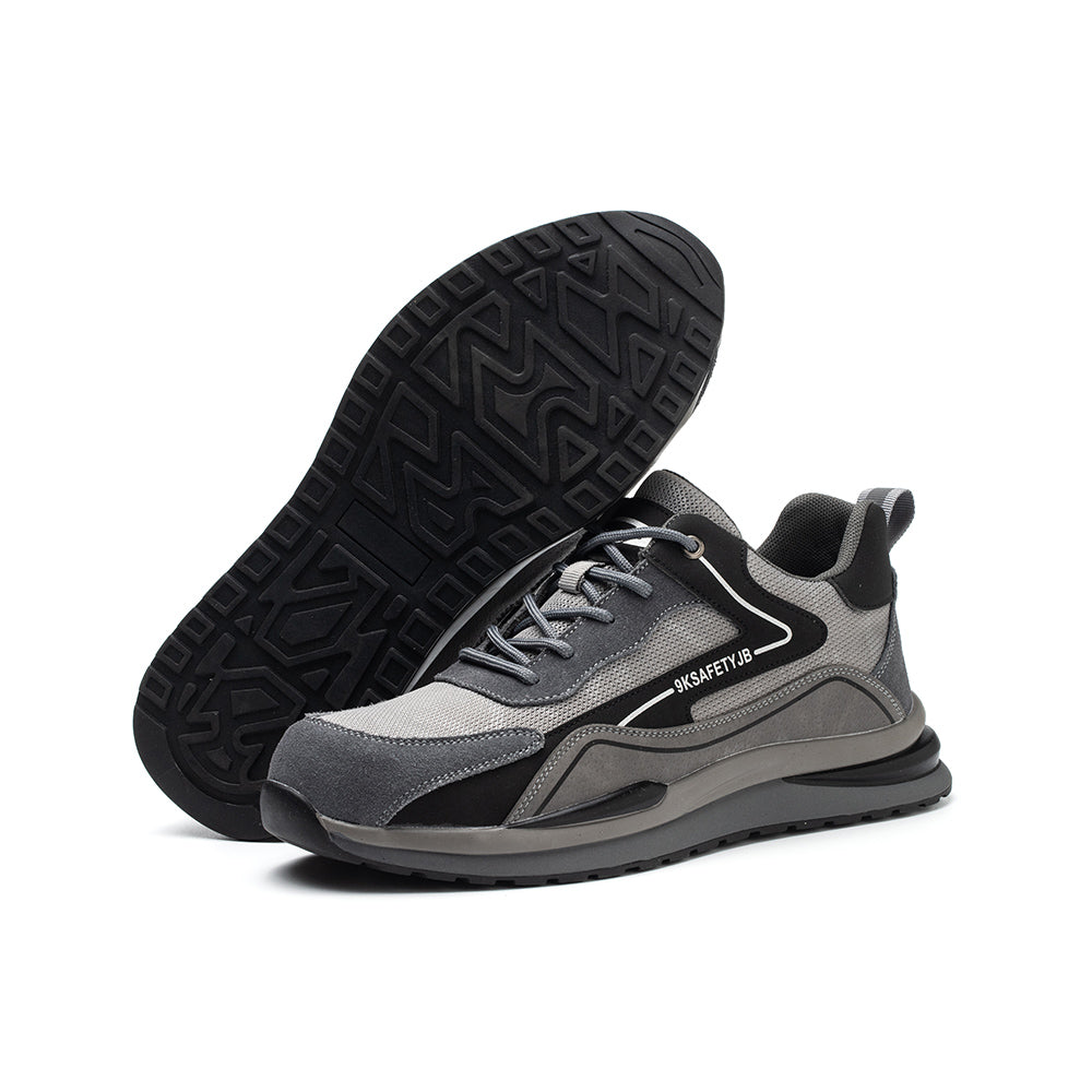 Breathable Wear-resistant Work Shoes Low-top Flying Woven Sports Shoes Anti-smashing Anti-collision Anti-piercing Safety Shoes