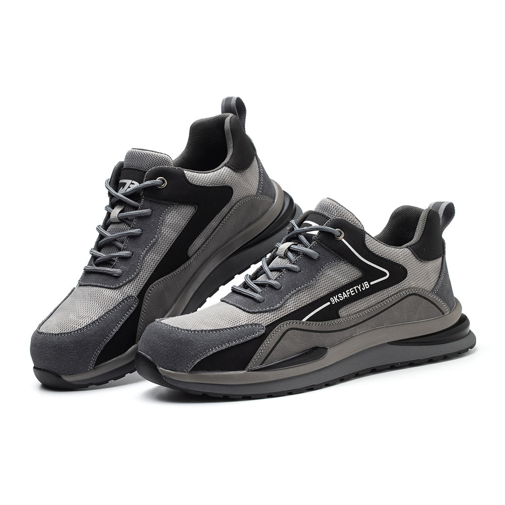 Breathable Wear-resistant Work Shoes Low-top Flying Woven Sports Shoes Anti-smashing Anti-collision Anti-piercing Safety Shoes