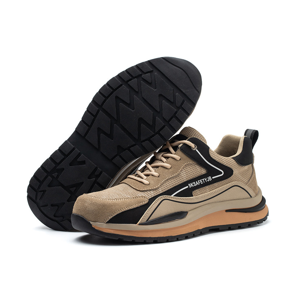 Breathable Wear-resistant Work Shoes Low-top Flying Woven Sports Shoes Anti-smashing Anti-collision Anti-piercing Safety Shoes